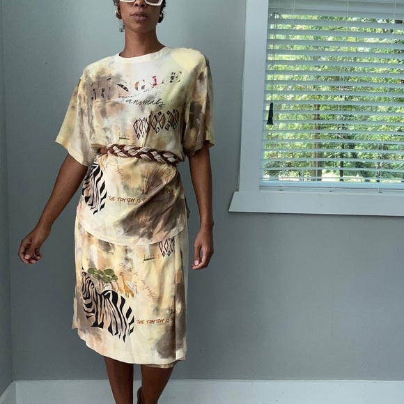 Silk skirt set - Picture 3 of 6